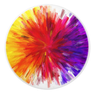 Explosion av Färg Knopp
