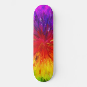Explosion av Färg Mini Skateboard Bräda 18,5 Cm