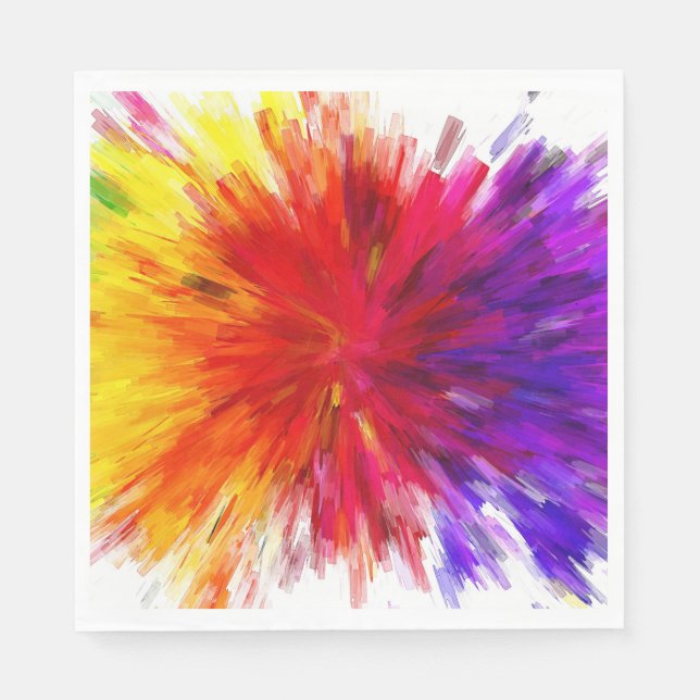 Explosion av Färg Pappersservett (Framsidan)