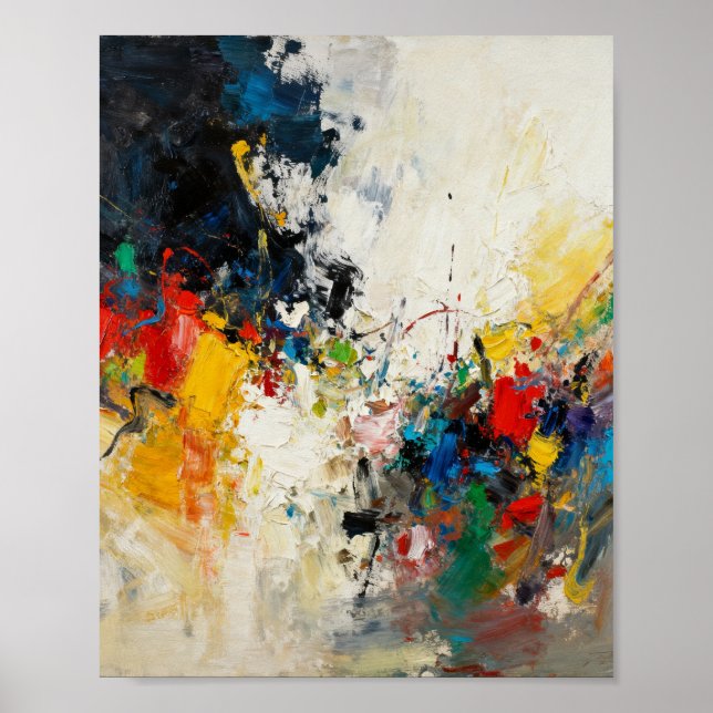 Explosion av Färg Poster (Framsidan)