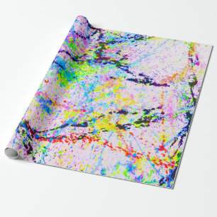 Explosion av färg presentpapper