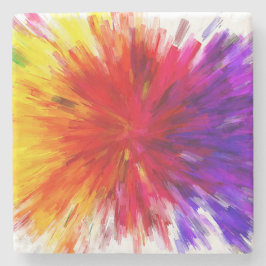 Explosion av Färg Stenunderlägg