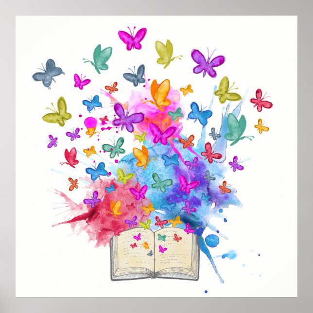 Explosion av fjärilar poster (Framsidan)