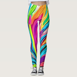 Explosion av kraftig Abstrakt Leggings