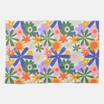 Explosion av primära Färg-blommor i lycklig