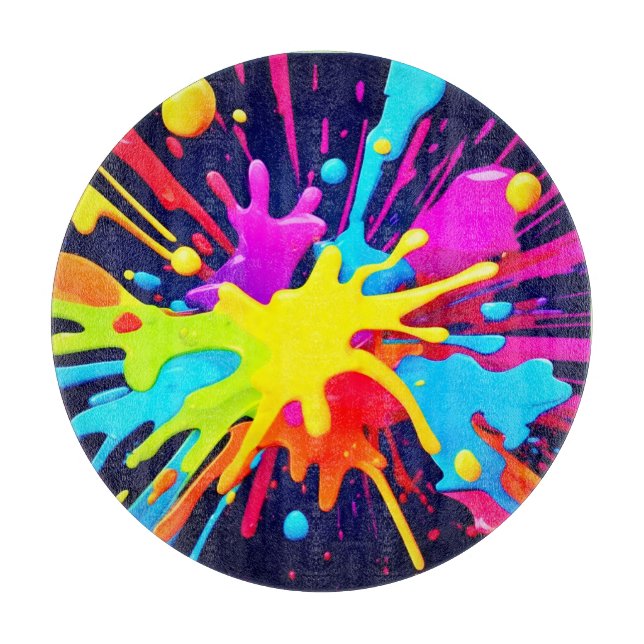 Explosion av radiant färg (Framsidan)