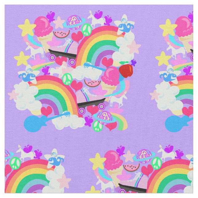 Explosion av Roligt på totalt 80-talet Tyg (Närbild)