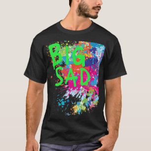 Explosion av stor Ledsen T Shirt