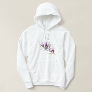 Explosion Färgrik Abstrakt Tribal Tattoo Konst Hoodie