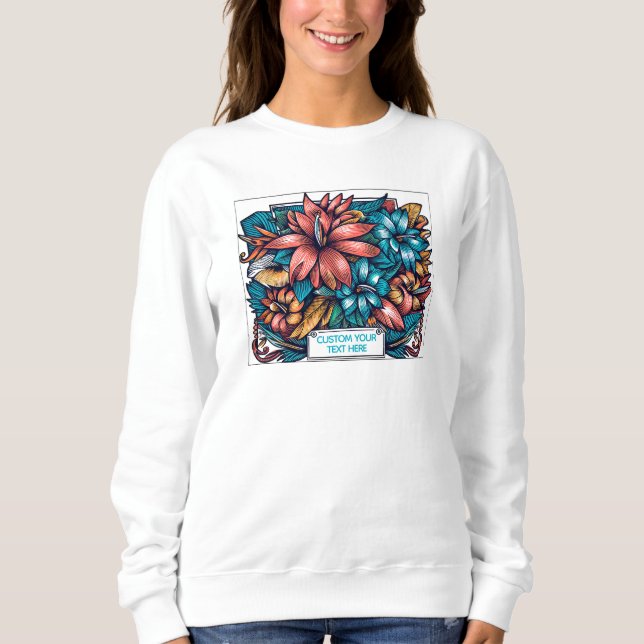 Explosion florale t shirt (Framsida)