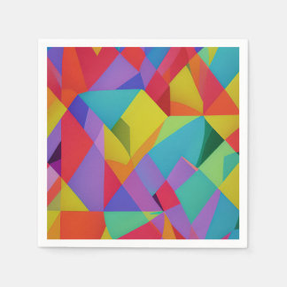 Explosion i färg pappersservett