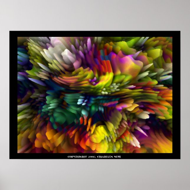 Explosion i färg poster (Framsidan)