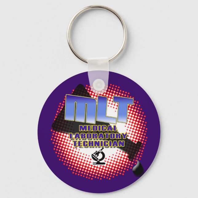 EXPLOSION MLT Medicinsk laboratorietekniker Nyckelring (Framsida)