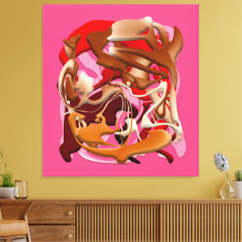 Explosion of Frozen Flavors Canvastryck