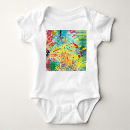 Explosionssamling i färg t shirt