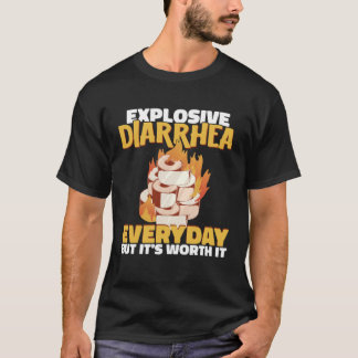 Explosiv diarré Hett Chili Sauce Spicy Pepper Fo T Shirt