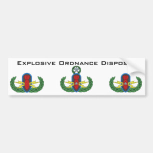 Explosiv Ordnanceförfogandebildekal Bildekal