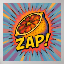 Explosiv Pop Art-grafik: Ivrig Zappande Zest