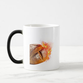 Explosive Fiery Artisan Bread Loaf Magisk Mugg