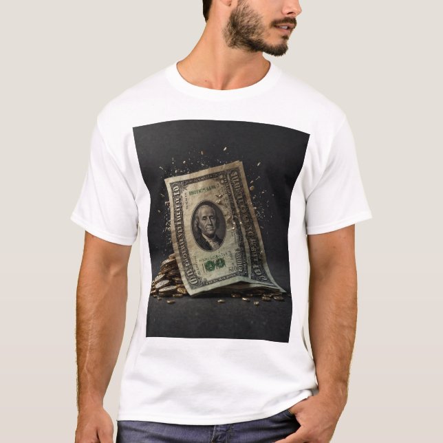 Explosive Fortune: The Magic of Wealth T Shirt (Framsida)