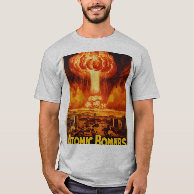 "Explosive Stil: Bomb Design Manar-Shirt T Shirt (Framsida)