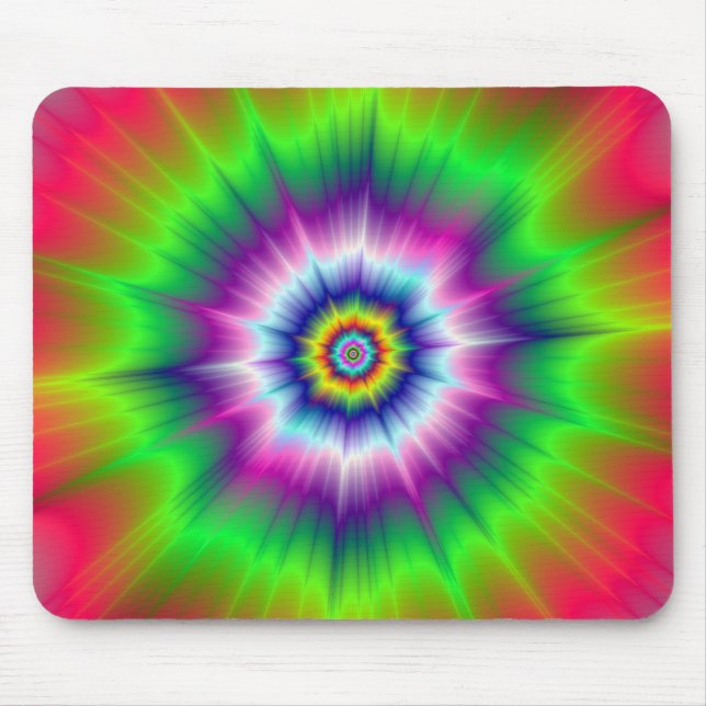 Explosive Tie-Dye Mousepad Musmatta (Framsidan)