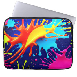 Explosivt Färg i Abstrakt Art Laptop Fodral