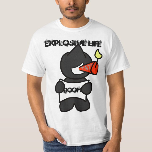 explosivt liv tee (Framsida)