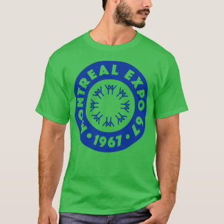 Expo 67 Montreal World Fair Circle Blue T Shirt