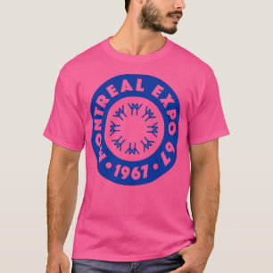 Expo 67 Montreal World Fair Circle Blue T Shirt