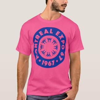 Expo 67 Montreal World Fair Circle Blue T Shirt