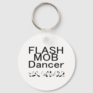 Exponera mobsterdansare som dansar fot nyckelring