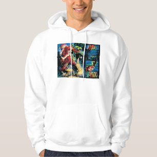 Exponera och göra grön lyktapanelen hoodie