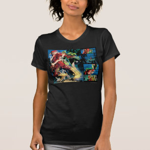 Exponera och göra grön lyktapanelen t-shirt