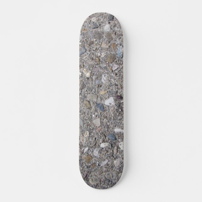 Exponerad aggregat (tryckt, inte av betong) skateboard bräda 20 cm (Framsida)