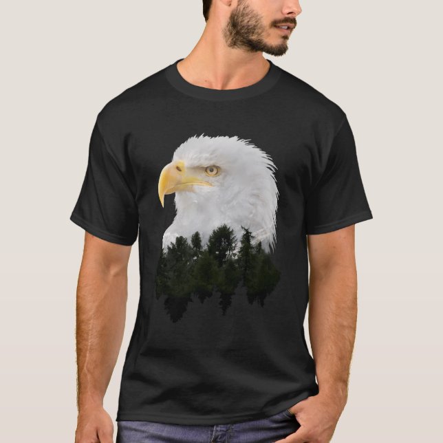 Exponering för amerikanska Örn-Dubblor T Shirt (Framsida)