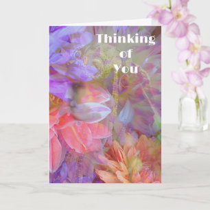 Exponering för blommor i Dubblan Fantasy Art Kort