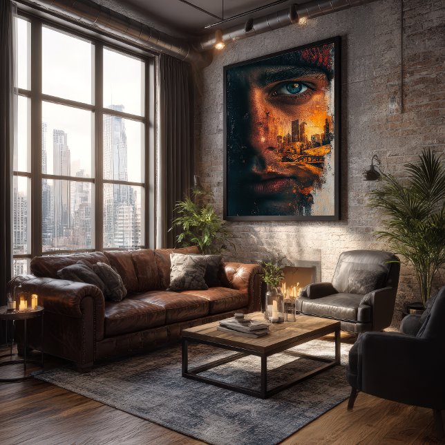 Exponering för Dubbla i Grungy City Poster (Skapare uppladdad)