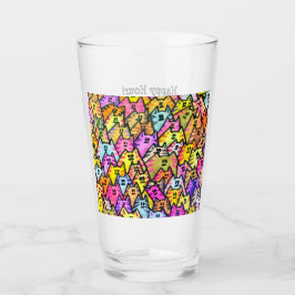 Exponeringsglas 021 - KATTER - lycklig timme Glaskopp