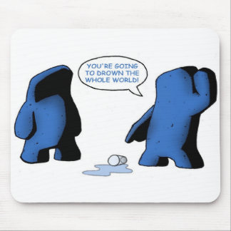 Exponeringsglas av vattenmus vadderar musmatta