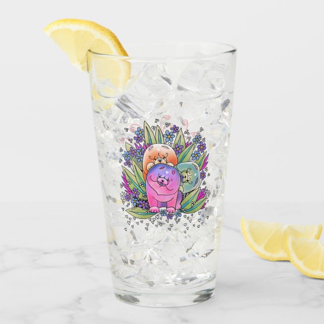 Exponeringsglas-designen för Chow 16oz för BINDI Glaskopp (Framsida Ice)