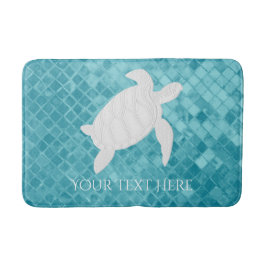 Exponeringsglas för havet för havssköldpaddaAqua Badrumsmatta