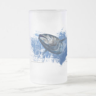 Exponeringsglas för öl för blåttfenatonfisk frostat ölglas
