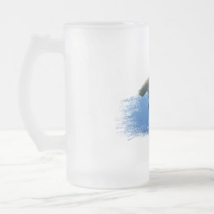 Exponeringsglas för öl för Hammerheadhaj frostat Frostat Ölglas