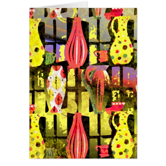 Exponeringsglas i fönstret hälsningskort (Framsidan)