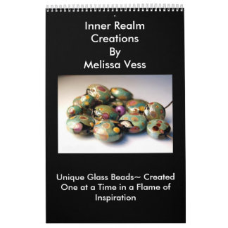 Exponeringsglas pryder med pärlor konst vid kalender