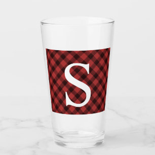 Exponeringsglas Tumber för buffelplädMonogram Glaskopp