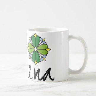Exponeringsglas vid den Athena muggen Kaffemugg