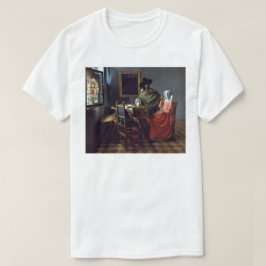 Exponeringsglaset av vin av Johannes Vermeer T-shirt