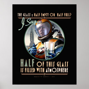 Exponeringsglaset: Halvfullt av atmosfär (16x20") Poster